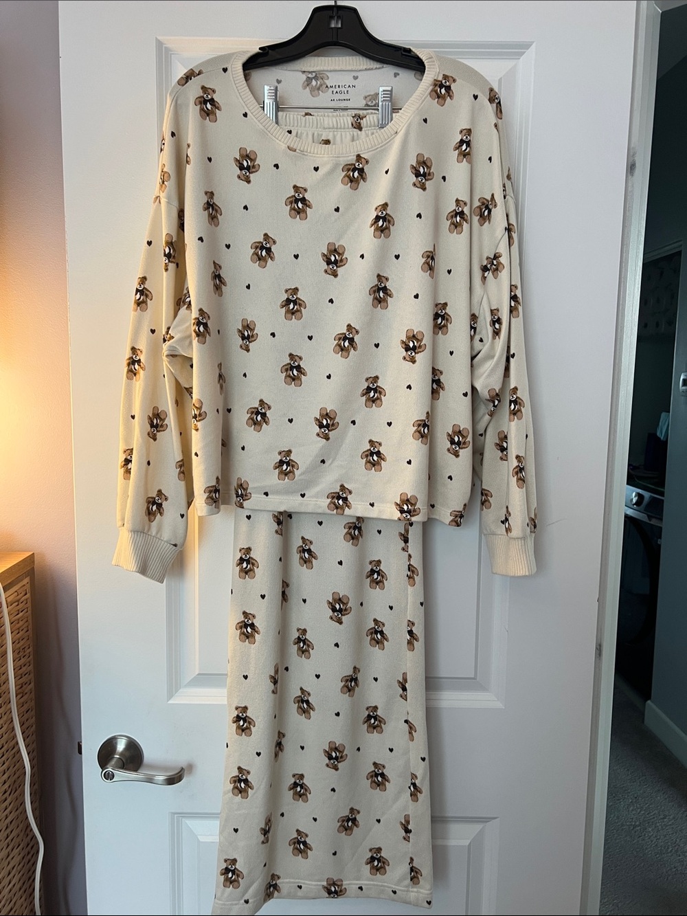 American Eagle Luxe Plush Pajama Set